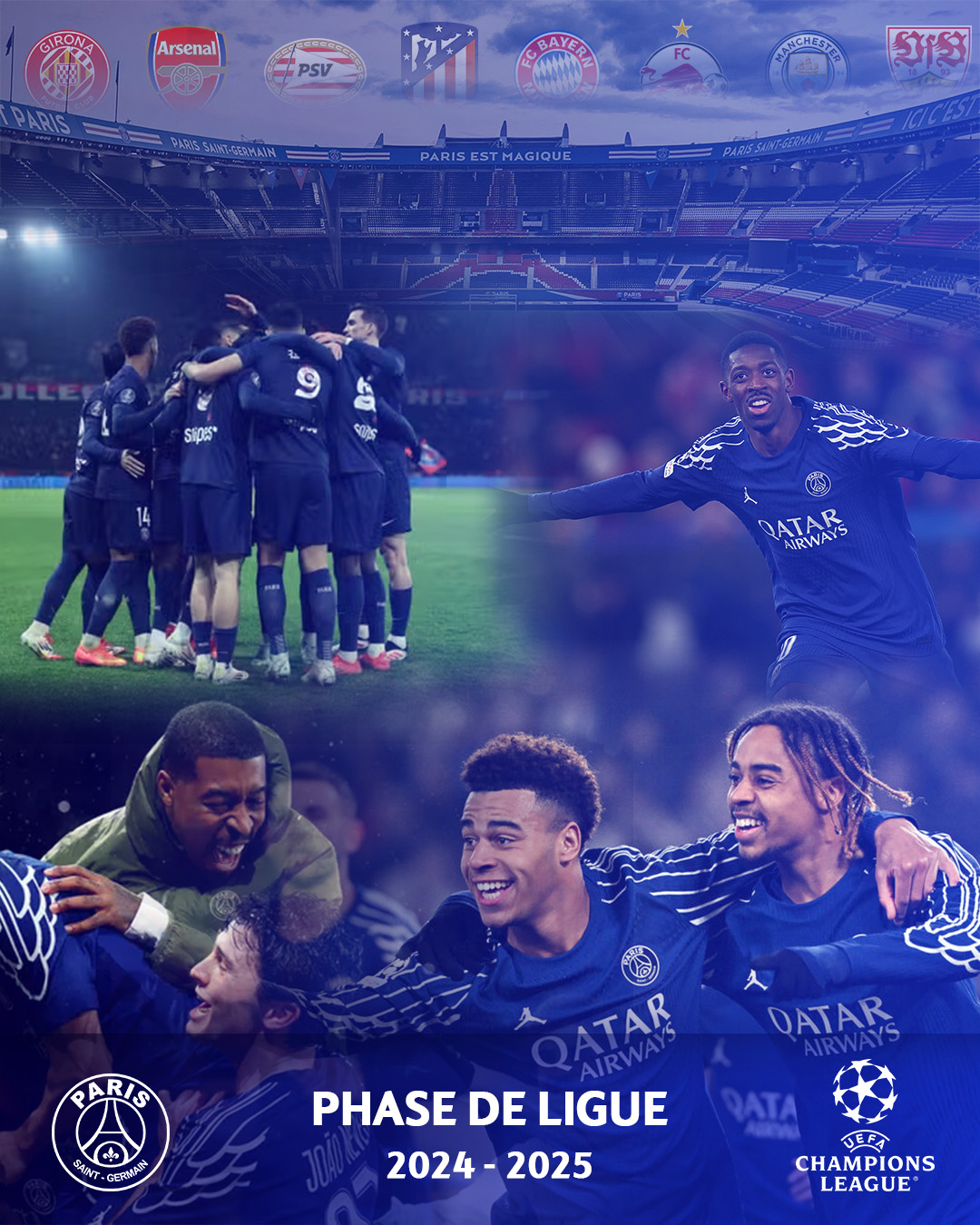 Phase de league PSG - 2024/2025